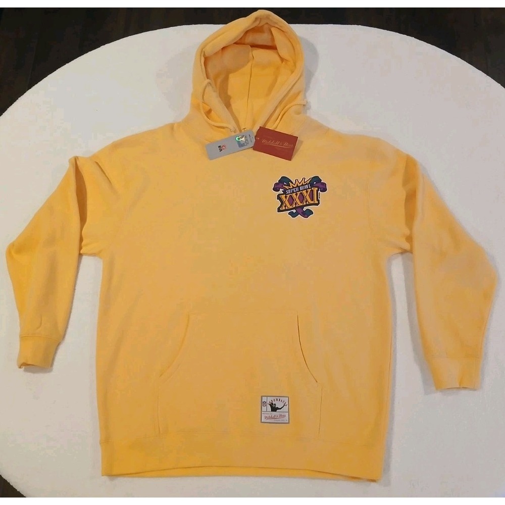 Mitchell & Ness Throwbacks Hoodie Mens Super Bowl  XXXl New Orleans 1997 Size XL